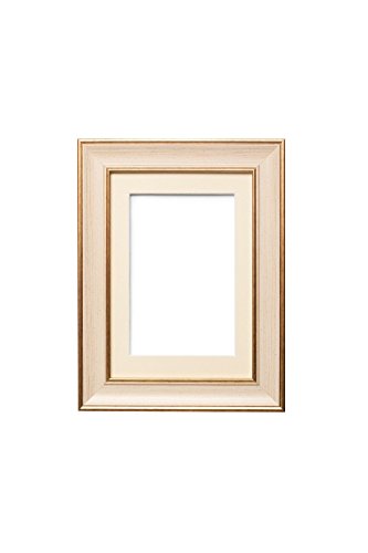Paintings Frames Shabby Chic (SC) - Marco de Fotos con Montura de Color Marfil y lámina de plexiglás irrompible de estireno de Alta claridad, 25,4 x 20,3 cm, para Fotos de 17,7 x 12,7 cm