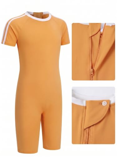 Recorah Adaptive Anti-Strip Jumpsuit for Autism Kids Enhanced Tear-Resistant Fabric Reinforced Stitching Secure Back Zipper