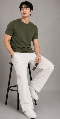 Image of London Hills T Shirt For Man | Men Round Neck Tshirts | Tshirt Shirts Men | Gym T Shirts For mens Workout | T-shirts For Man Cotton Stylish Round Neck T Shirt Half Sleeve Regular Fit Solid Multicolour