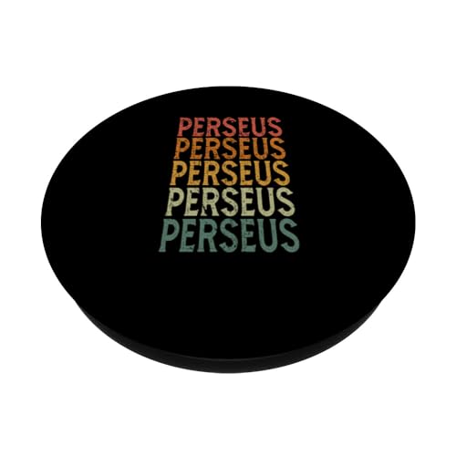 Retro Sur Mesure Prénom Nom Perseus PopSockets PopGrip Interchangeable – vue 2