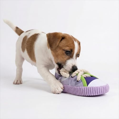 Dog Squeaky Toy Slipper - Self-Entertainment Toy for Boredom Relief, Teething, Chew-Resistant, Energy-Burning, Suitable for Small and Medium-Sized Dogs