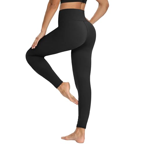 YOLIX Workout Leggings for Women – High Waisted Yoga Pants Tummy Control Compression for Running