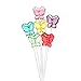 Sparko Sweets Twinkle Pops Lollipops, Butterfly Shapes, 90 Count, 11-Inch Long Stems, Handcrafted in USA, 6 Vibrant Colors and Fruit Flavors, 4 lbs - Perfect for Parties and Events