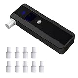 Blow into the mouthpiece until the device makes a triple beep sound; the accurate BAC results (±0.01BAC% precision for 0.08 BAC % range test) will display on the LCD screen. If the alcohol test results exceed the safety predetermined value, an alarm ...