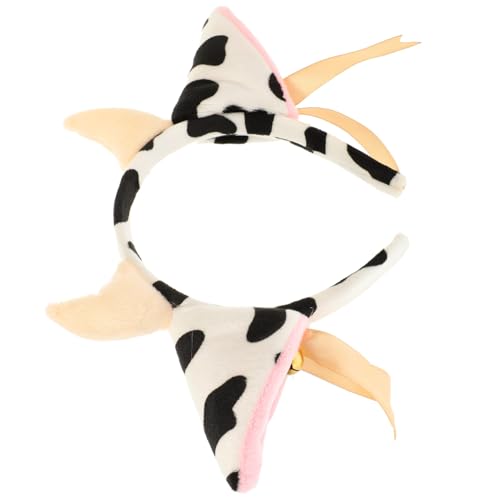 Bandeau vache peluche confortable qui ne glisse pas pour soirée déguisée agitée