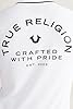 True Religion Men’s Crafted with Pride Polo Shirt – Polo Shirts for Men, Mens Polo Shirts Short Sleeve, White with Black Piping, Large #5