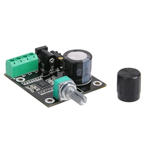 KNEELEVER Arcade Game Console Audio kit, 12V Power Amplifier 3-inch 5W 8 ohm Speakers Power Cable AUX for Arcade Game Cabinet Accessories (White)