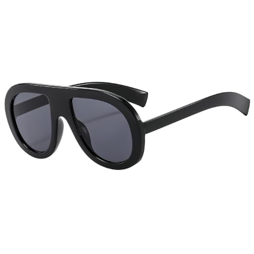 Image of Popular Fashion Pilot Sunglasses Women Retro Chunky Designer Men Punk Gradient Shades UV400 Oversized Sun Glasses