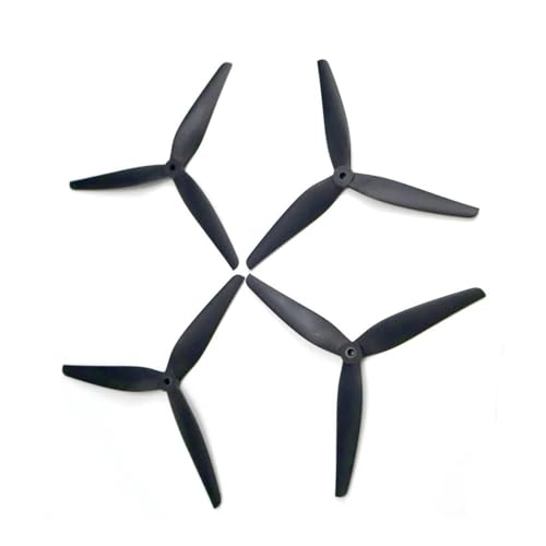 Hélice 1050 nylon carbone pour drone UAV propulsion 3 pales
