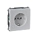 Produktbild Schneider Electric Elso Schuko-Steckdose ohne Kralle, Unterputz, 16A, Fashion, Riva, Scala, Steckklemme, reinweiss, Artikelnummer 205054, 1 Stück
