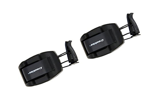 Croakies Shade Dock Car Sunglass and Eyeglass Automobile Shade Visor Clip, Black (2 Pack)