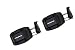 Croakies Shade Dock Car Sunglass and Eyeglass Automobile Shade Visor Clip, Black (2 Pack)