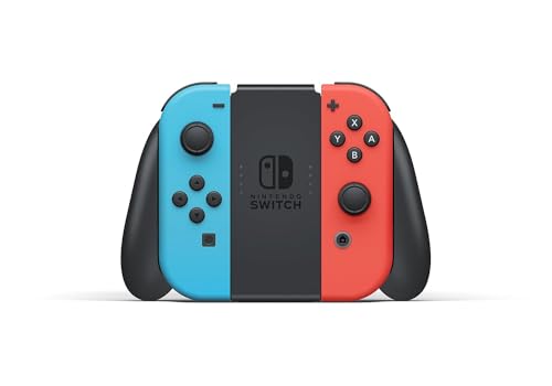 Image of Nintendo Switch OLED Model Console with (Neon Blue & Neon Red) Joy-Con