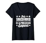 Photo Gallery donna funny profession quote terrazzo worker maglietta con collo a v Photo Gallery donna funny profession quote terrazzo worker maglietta con collo a v