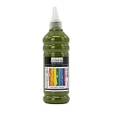 SÜDOR ACRYL FARBE 500 ml - Günstige Acrylfarbe Hochwertige Künstler-Malfarben Basteln (Olivgrün)