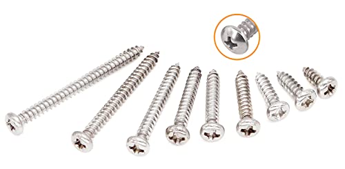 Kit 200 Tornillos Autorroscantes M3 Acero Inoxidable Phillips miniatura 2