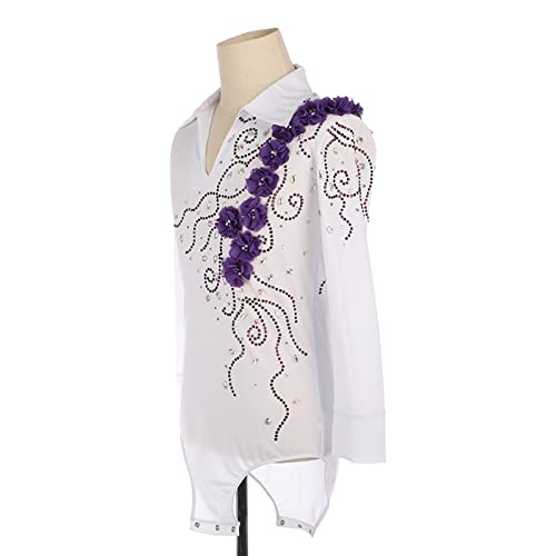 Roupas de patinação artística para meninos e homens, fantasia de competição de desempenho de patinaç