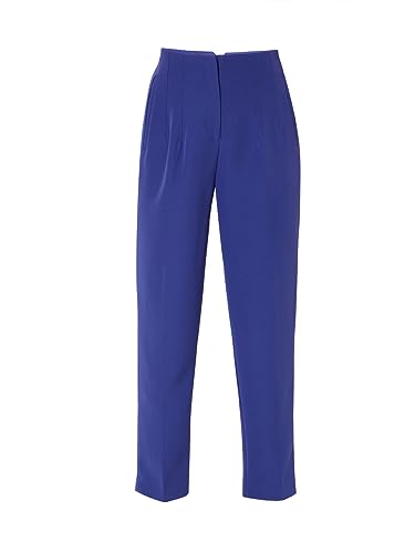 Image of Vero Moda Women Straight Fit High-Rise Pleated Trousers