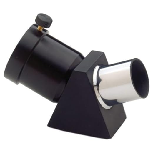 Celestron 94112-A: prisma diagonal de imagen erguida para telescopios Refractor y Schmidt Cassegrain, negro