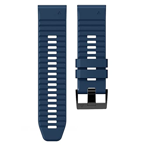 Rubber watchbands 26mm bleu, le bracelet idéal pour le sport et le nautisme