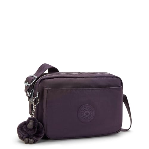 Image of Kipling Women's Abanu Medium Crossbody Bag, Lightweight, Adjustable Nylon Waist Pack with Multi-Compartment Zip Pockets