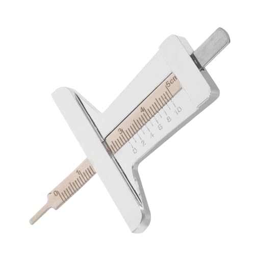 Unomor Tire Depth Gauge Measuring Ruler Precision Tire Tread Depth Measurement Tool for Cars Trucks and Motorcycles Accurate Millimeter Conversion