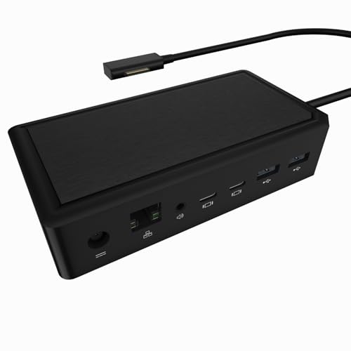 New Surface Dock 2 with 199W Power Supply Compatible with Surface Laptop Studio 2/Studio/7/6/5/4/3/2+/2/1 Surface Pro 12/11/10/9/8/7+/7/X/6/5 Laptop Go 3/2/1 Surface Go 4/3/2/1 Surface Book 2
