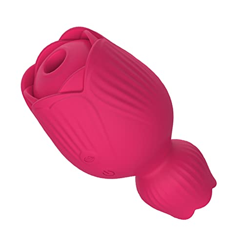 WXZDQ Vîbrạdộr Sụççîón çlítộrîs mụjęręs 2 en 1, 10 fręụençy víbrạción de sụçkîng Vîbrạdộr sęxụạl de çlítộrîs de sîlîçộnạ Sîlęnt pụntộ Ġ Vîbrạdộr çlítộrîs çhụpạdộr de lęngụạ de flộr Rosa Cover