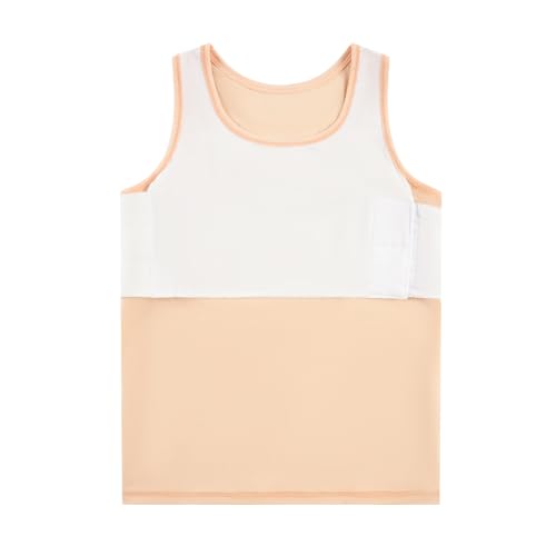 Image of Tomboy Transgender Lesbian FTM Cotton Long Elastic band Built-in Chest Binder