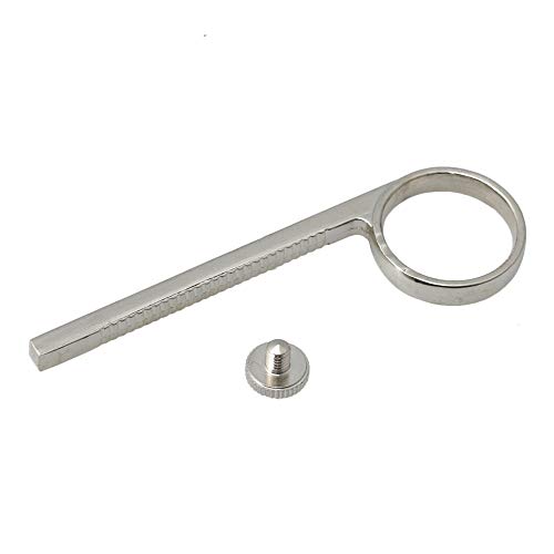 Yibuy 80Mm Bb Trumpet Valve Slide Finger Ring For Trumpet Replacement Silver #TOP19