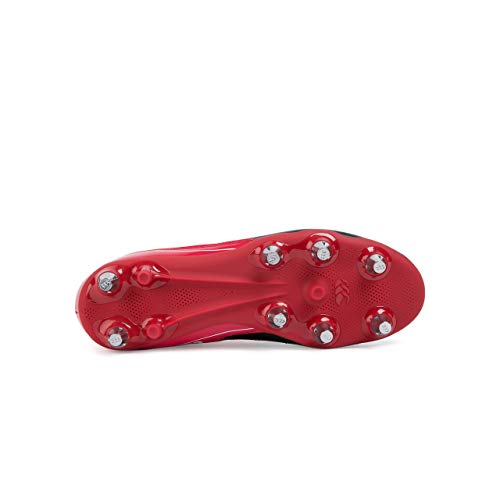 Canterbury Men Phoenix Raze Soft Ground, Black (Black/True Red 989), 14 #TOP3