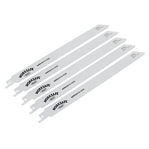 Image of Worksafe WRS3013/250 250mm 14tpi Reciprocating Saw Blade - Pack of 5