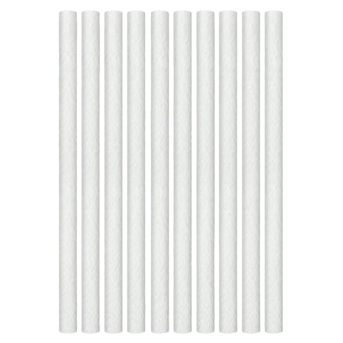 Fibra Di - 10 Stoppini per Torcia In Fibra Di per Esterni,Stoppini Per Lampada A Olio Per Torce Da Giardino Esterno Per Torcia Da Fai Da Te Bottiglia Di Vino