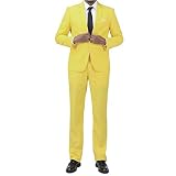 [FOMANSH] スーツ メンズ 上下セット 1つボタン スリム メンズズーツ 2点セット 大きいサイズ M-6XL ビジネス 演出 クリスマス