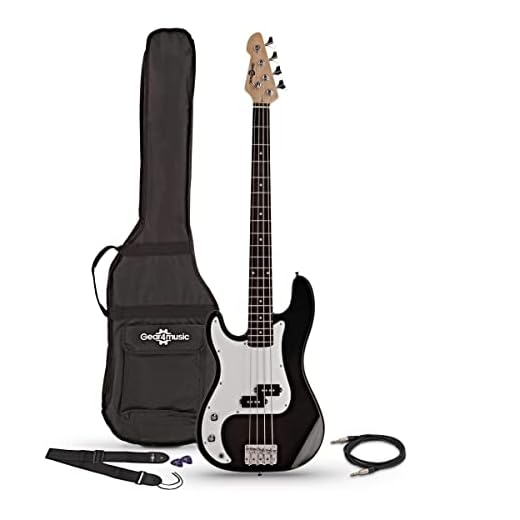 Gear4music Bajo Electrico Zurdo 4 Cuerdas