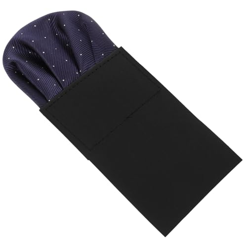 BESTYASH Men's Suit Handkerchief Pre-folded Pocket Square for Men Solid Pocket Square for Business Suit