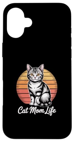 Cat Mom Life �X�}�z�P�[�X iPhone 16 Plus �p