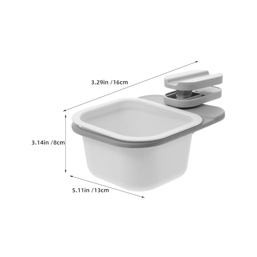 Canasta pequeña rotativa para basura Healifty 2 piezas miniatura 2