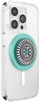 PopSockets Phone Grip for MagSafe with Kickstand, Magnetic Stand, Swappable Top, Secure Hold for iPhone MagSafe Cases, Phone & Tablet Grip, Cute PopSockets - Enamel Stamped