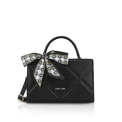 Image of Lavie Luxe Women's Quaro Horizontal Satchel Handbag for Women | Satchel Bag for Work | Ladies purse | Stylish Shoulder Bag | Gift For Women