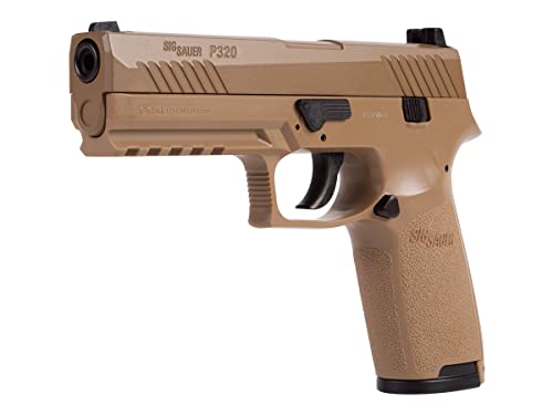 Sig Sauer P320 CO2 Semi-Auto .177 Caliber BB Gun Air Pistol, Coyote Tan