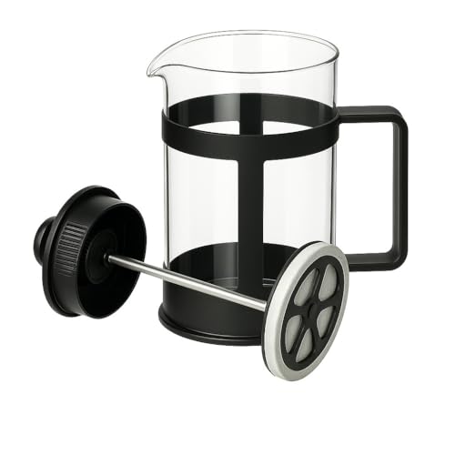 Cafeteira Prensa Francesa, 600ml, Vidro e Aço Inoxidável, Sistema...