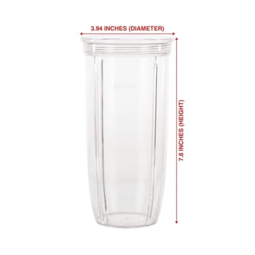 Vaso exprimidor de 32oz hermético para NutriBullet Combo Select 4