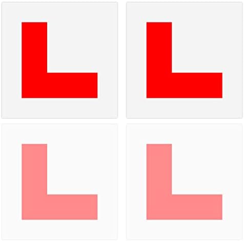 SIGNS247 2 X LEARNER STICKER L Plate Stickers Legal Learner Driver ...