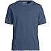 Lands' End Mens Short Sleeve Super-T Tee Nightfall Blue Regular Large