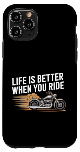 Life Is Better When You Ride �I�[�g�o�C�A�p���� �o�C�J�[���� �X�}�z�P�[�X iPhone 11 Pro �p