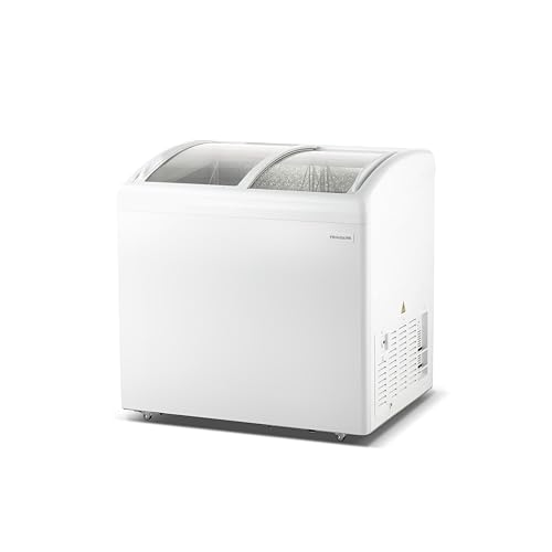 Frigidaire Convertible Chest Freezer, Glass Top Storage Case, 6.5 Cu. Ft., Rolling Caster Wheels, Adjustable Temperature - image 1