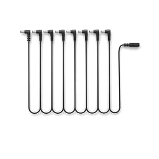 9V DC daisy chain 8 -plug power cable splits your 1-way power supply into 8 ways. for your pedal board. The daisy chain cable is equipped with 24AWG oxygen-free copper inner core for pure power transmission, and noise isolation. The distance between ...