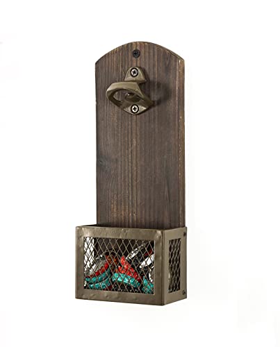 Soporte de madera rústica para 6 botellas sin armado miniatura 6