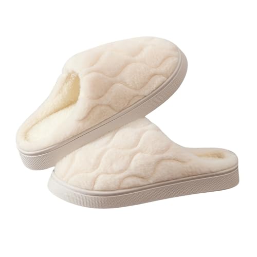 Zapatillas de estar por casa para mujer con espuma viscoelástica cálidas de invierno, suaves y forradas de forro polar, pantuflas mullidas, cómodas, zapatillas de cabaña de felpa, zapatillas cerradas